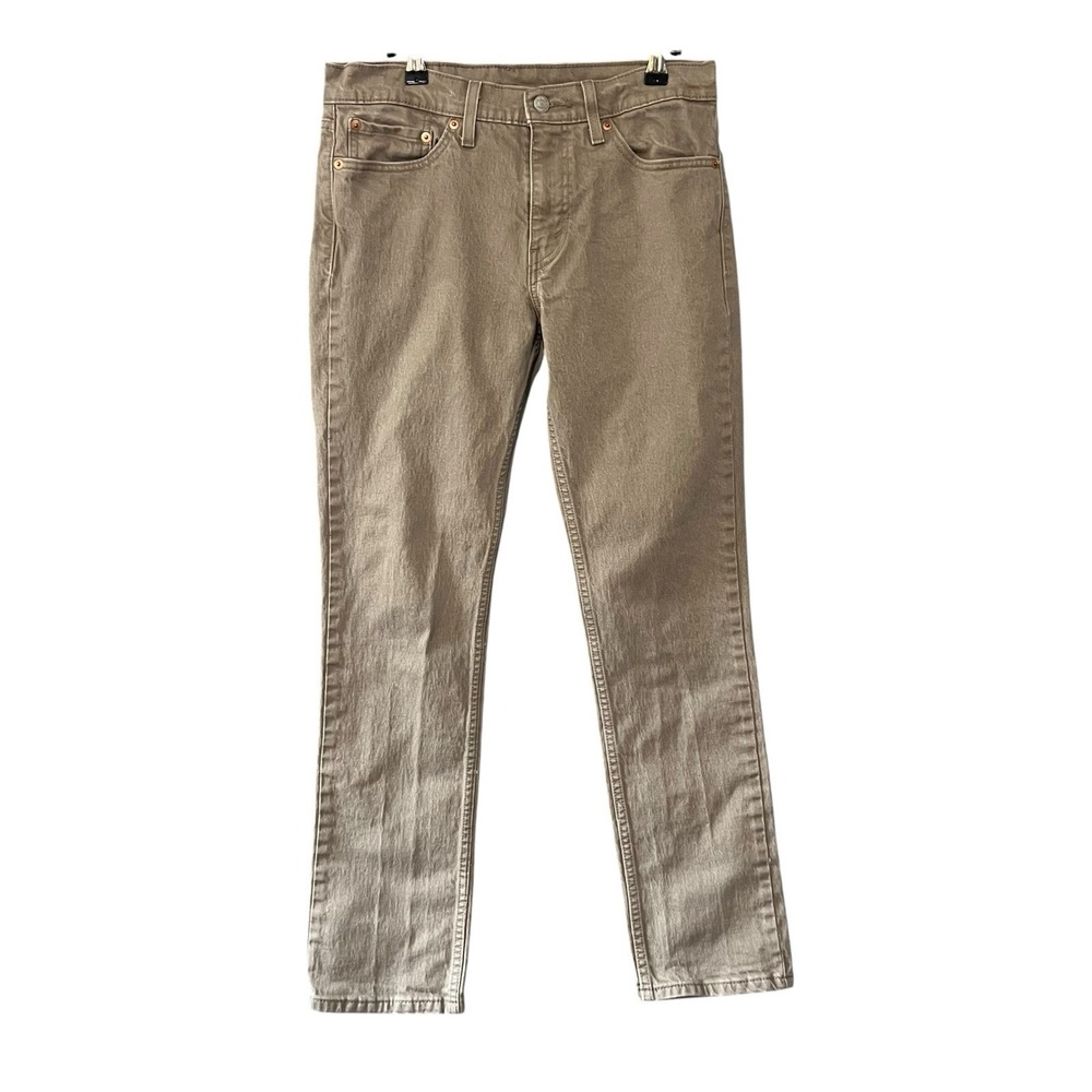 Levi's 511 Slim Fit Mens Jeans 31x30  Denim Pants Casual Light Brown